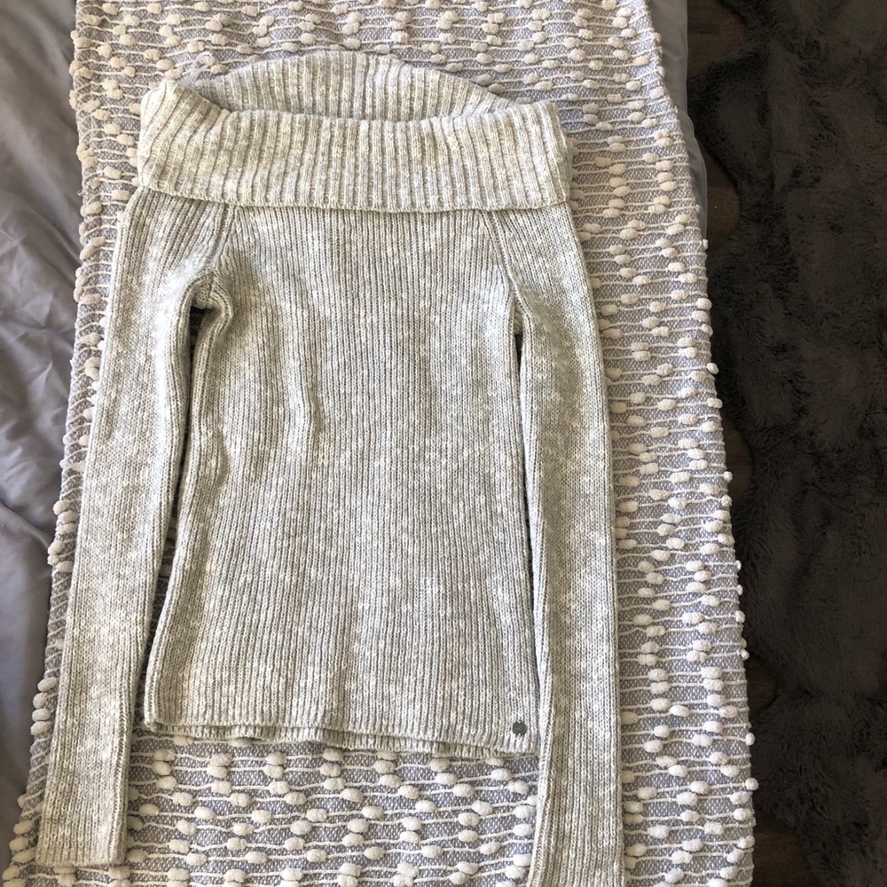 Hollister off the shoulder sweater